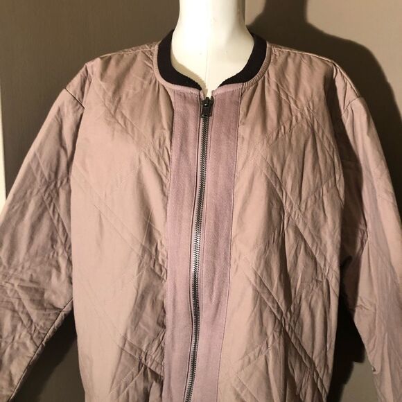 Free People Quilted Bomber Jacket - Picture 2 of 4
